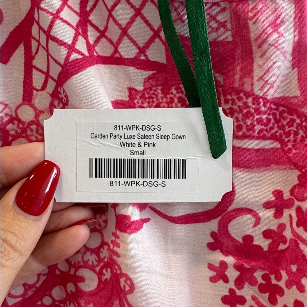 NWT Garden Party Luxe-Sateen Sleep Gown or Cover Up by Jaye’s Studio - Picture 3 of 5
